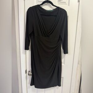 Ralph Lauren Black Long Sleeve Dress